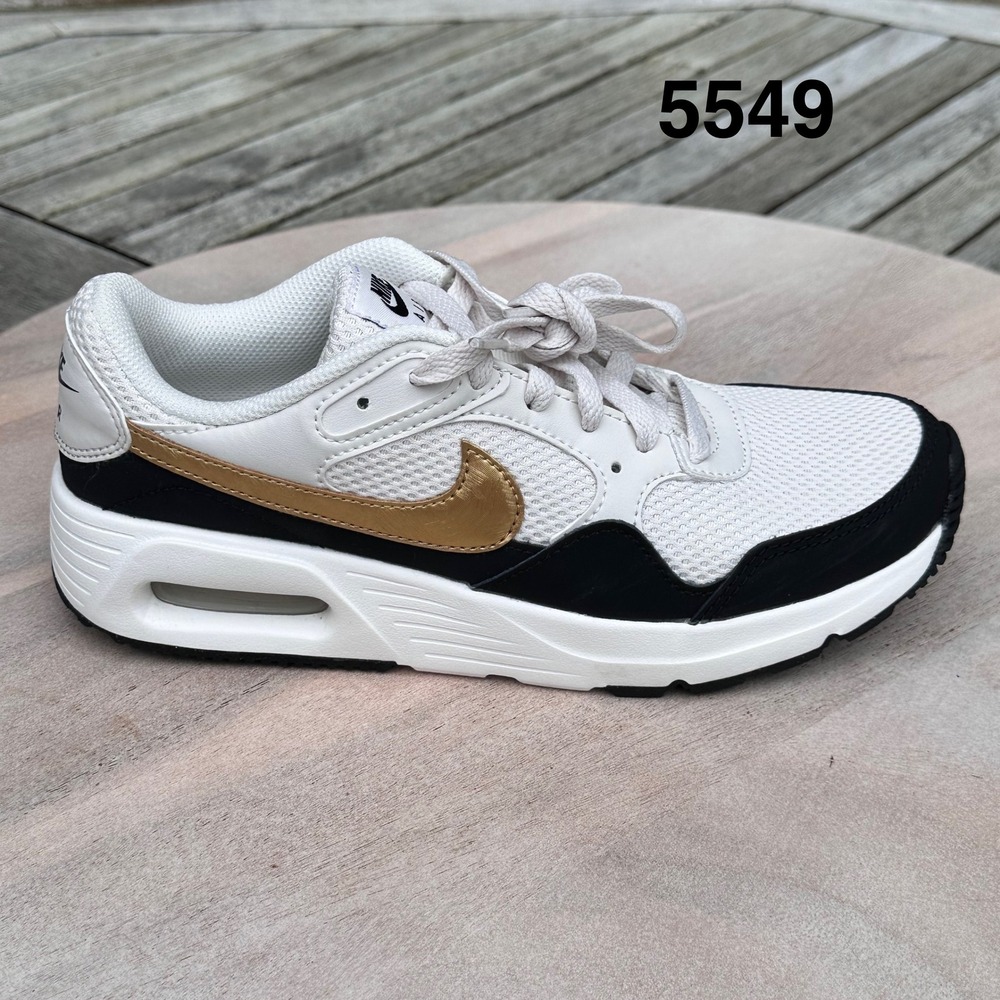 Nike Air Max SC SE Womens Size 7.5 Phantom Black Gold Sneakers DV6842-001 EUC